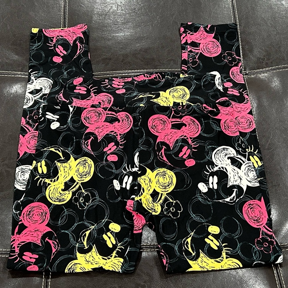 LuLaRoe Leggings Disney Minnie Mouse 26x26 NWOT